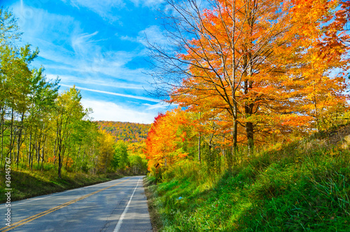 Photo: Scenic drive along Route 6 in Pennsylvania Scenic drive along Route 6 in Pennsylvania