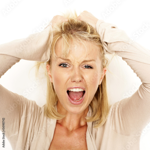 Photo: gereizte frau gereizte frau