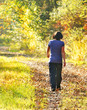 Walking in autumn Walking in autumn