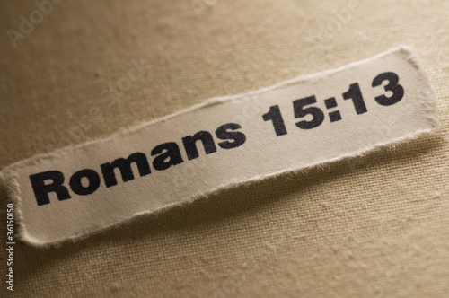 Photo: Romans 15:13 Romans 15:13