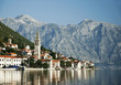 perast in kotor bay montenegro