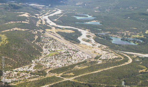 Photo: Arial view of city Arial view of city