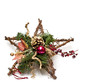 Star shape Christmas wreath Star shape Christmas wreath