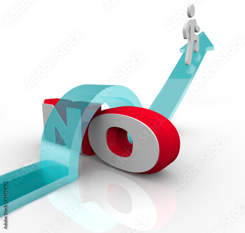 Illustration: Getting Over No Overcoming Objection to Win Getting Over No Overcoming Objection to Win