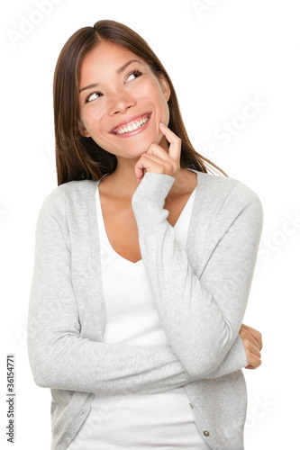 Foto: Asian woman thinking Asian woman thinking