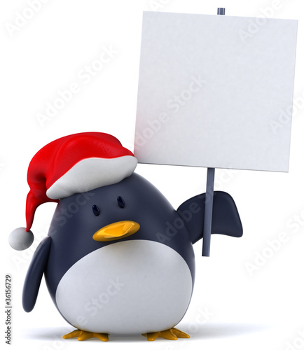 Illustration: Pingouin et noël Pingouin et noël
