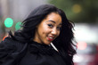 Beautiful Black Woman Smiling
