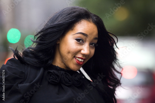 Photo: Beautiful Black Woman Smiling Beautiful Black Woman Smiling
