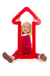 Foto: Child with red dart Child with red dart