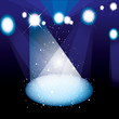 Concert spotlight stage