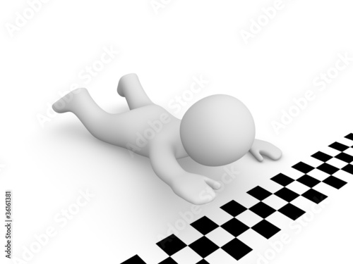 Illustration: Almost at the finish line Almost at the finish line