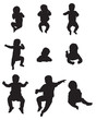 childrens silhouettes