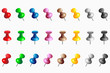 Vector: Vector Pushpins Vector Pushpins