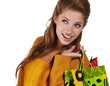 Woman and shopping