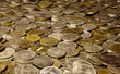 Photo: The Russian metallic currency close up. The Russian metallic currency close up.