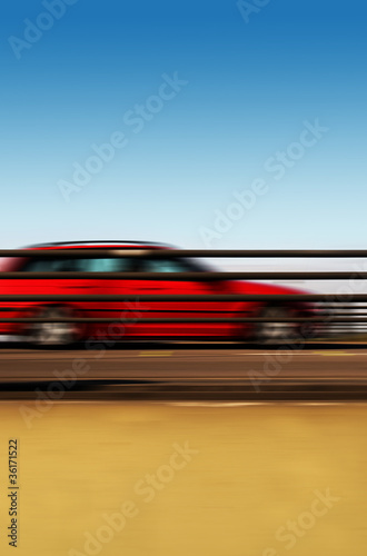 Photo: speeding car speeding car