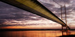 humber bridge sunset