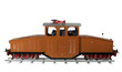 brown model railway