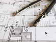 Dividers on architectural paln