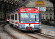 suburban train at railway station in barcelona suburban train at railway station in barcelona