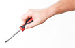 hand with chisel