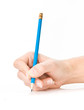 hand with pencil