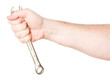 hand with wrench