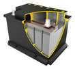 car battery (assembly drawing)