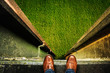 standing on edge