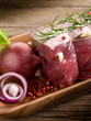 roast beef with ingredients ready to cooking