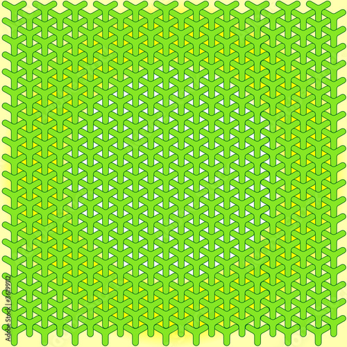 Vector: Patterned Green Seamless Wall Paper Patterned Green Seamless Wall Paper