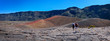 Randonneurs au Piton de la Fournaise - Réunion Randonneurs au Piton de la Fournaise - Réunion