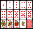 Playing cards - Hearts