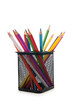 Colourful pencils isolated on white Colourful pencils isolated on white