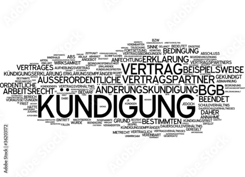 Illustration: Kündigung Kündigung