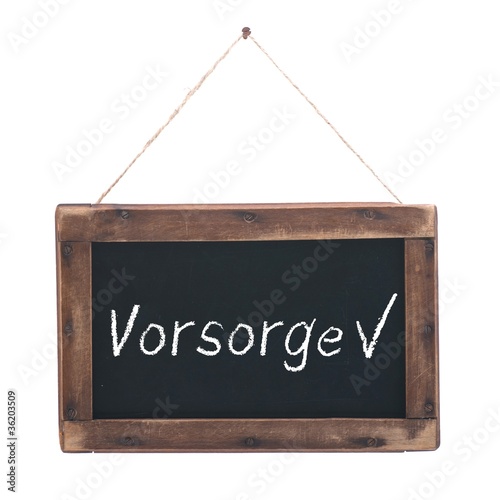 Photo: Vorsorge Vorsorge