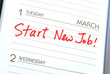 Start a new job concepts of new employment Start a new job concepts of new employment