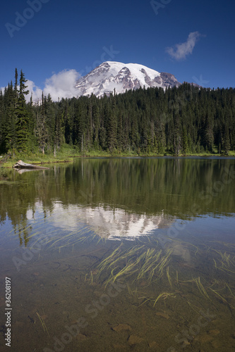 Photo: Mt. Rainier and Reflection Lake Mt. Rainier and Reflection Lake