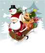 Santa Claus with friends