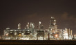Refinery at night
