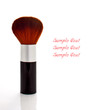 makeup brush on white background makeup brush on white background