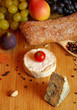Cheese and fruits