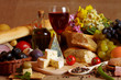 cheese and wine