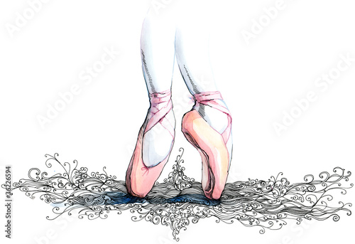 Illustration: balet dancer (series C) balet dancer (series C)
