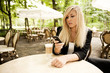 Woman talking phone