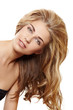 blond woman with long hair