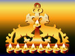 15th Century German Hanukkah Menorah.