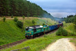 Freight diesel train