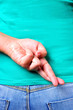 Crossed fingers