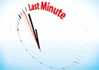 Clock almost reached the last minute